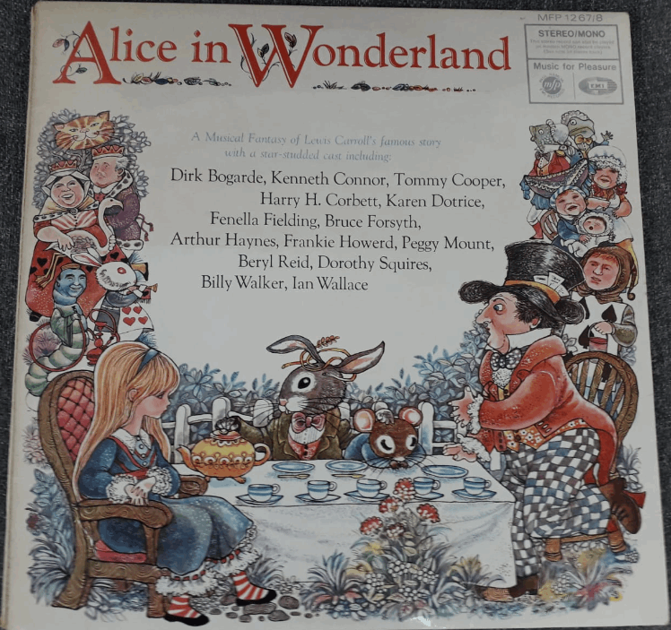 Lewis Carroll   - Alice In Wonderland 2xLP - VGVG - Ad-Astra Records