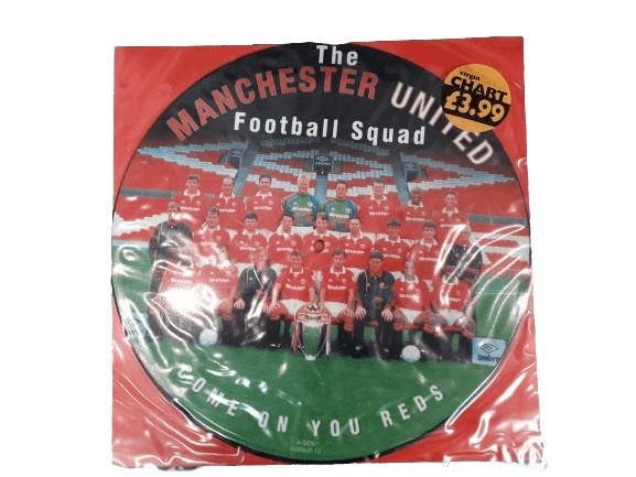 The Manchester United Squad - Come On You Reds Picture Disc 12" Single - VG+VG