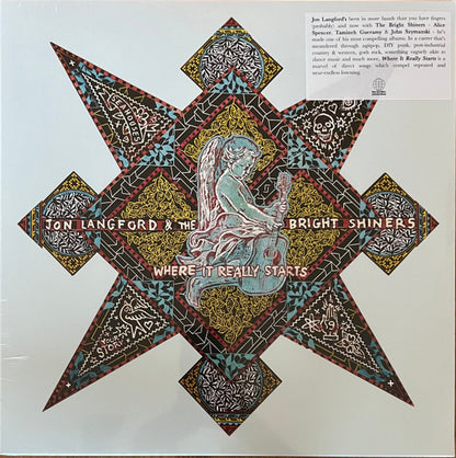 Jon Langford & The Bright Shiners. Where It Really Starts ( Blue Vinyl )