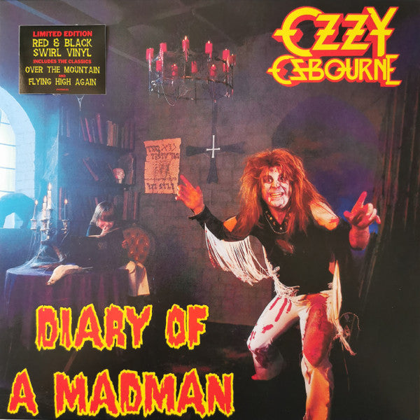 Ozzy Osbourne. Diary Of A Madman ( Reissue, Red & Black Swirl )