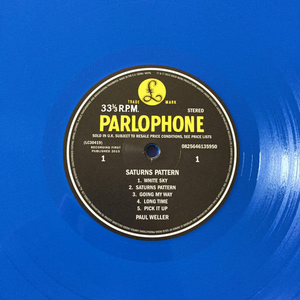 Paul Weller. Saturns Pattern (  Deluxe Edition, Limited Edition Vinyl, LP, Album, 180 Gram, Blue CD, Album, Deluxe Edition DVD, DVD-Video ) VG+VG+