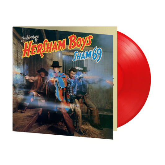 Sham 69. The Adventures Of Hersham Boys  ( 180g Ltd Edition Red Vinyl ) Release Date 4th September - Ad-Astra Records