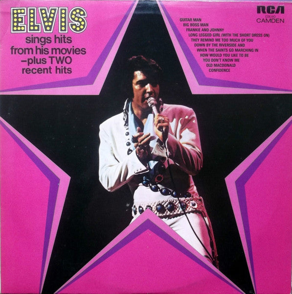 Elvis  - Hits From His Movies - VG+VG - Ad-Astra Records