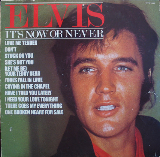 Elvis  - It's Now Or Never - VGVG - Ad-Astra Records