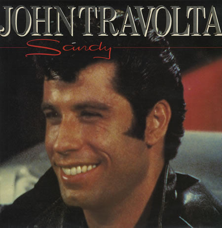 John Travolta  - Sandy - VG+G+ - Ad-Astra Records