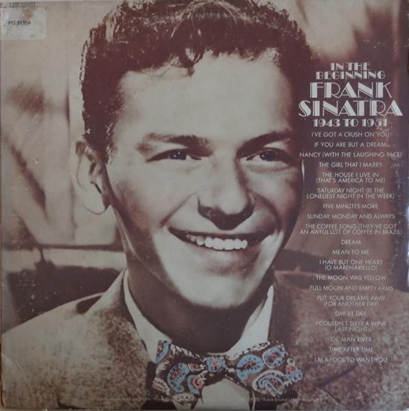 Frank Sinatra - In The Beginning 1943-1951 2xLP - VG+VG+ - Ad-Astra Records