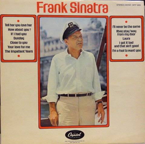 Frank Sinatra - Sunday And Every Day - VG+VG - Ad-Astra Records