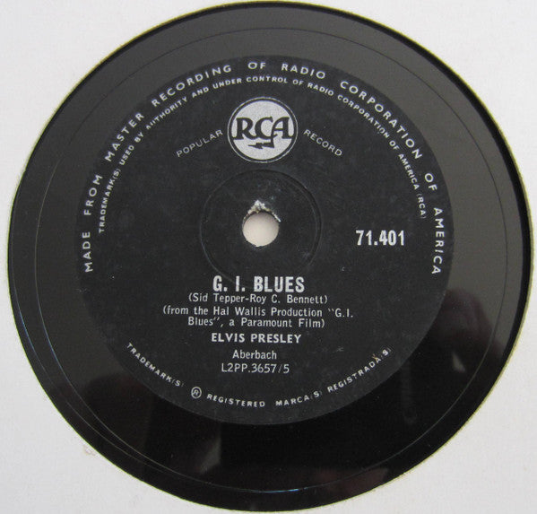 Elvis  - GI Blues - VG+VG+ - Ad-Astra Records