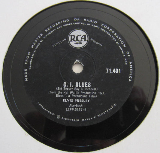 Elvis  - GI Blues - VG+VG+ - Ad-Astra Records