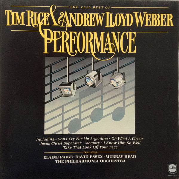 Andrew Lloyd Webber & Tim Rice - Performance  - VGVG+ - Ad-Astra Records