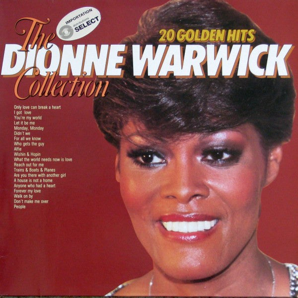 Dionne Warwick  - 20 Golden Hits - VG+VG - Ad-Astra Records