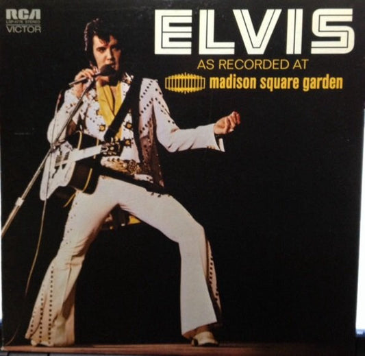 Elvis  - As Recorded At Madison Square Garden - VG+VG - Ad-Astra Records