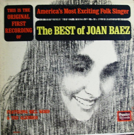 Joan Baez  - The Best Of Joan Baez - VG+VG+ - Ad-Astra Records