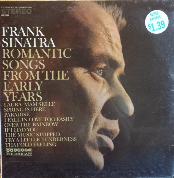 Frank Sinatra - Romantic Songs From The Early Years - VG+VG - Ad-Astra Records