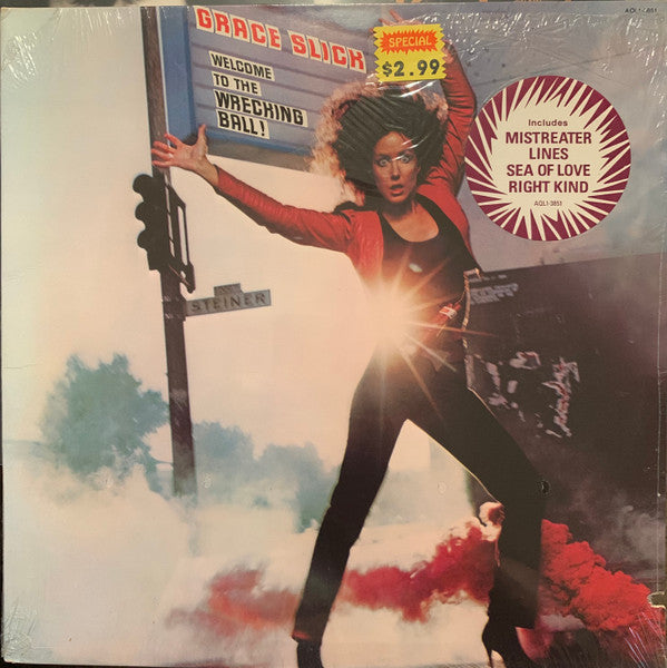 Grace Slick - Welcome To The Wrecking Ball - VG+VG - Ad-Astra Records