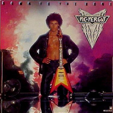 Vic Vergat - Down To The Bone ( Re Issue Factory Sample ) - VG+VG+ - Ad-Astra Records